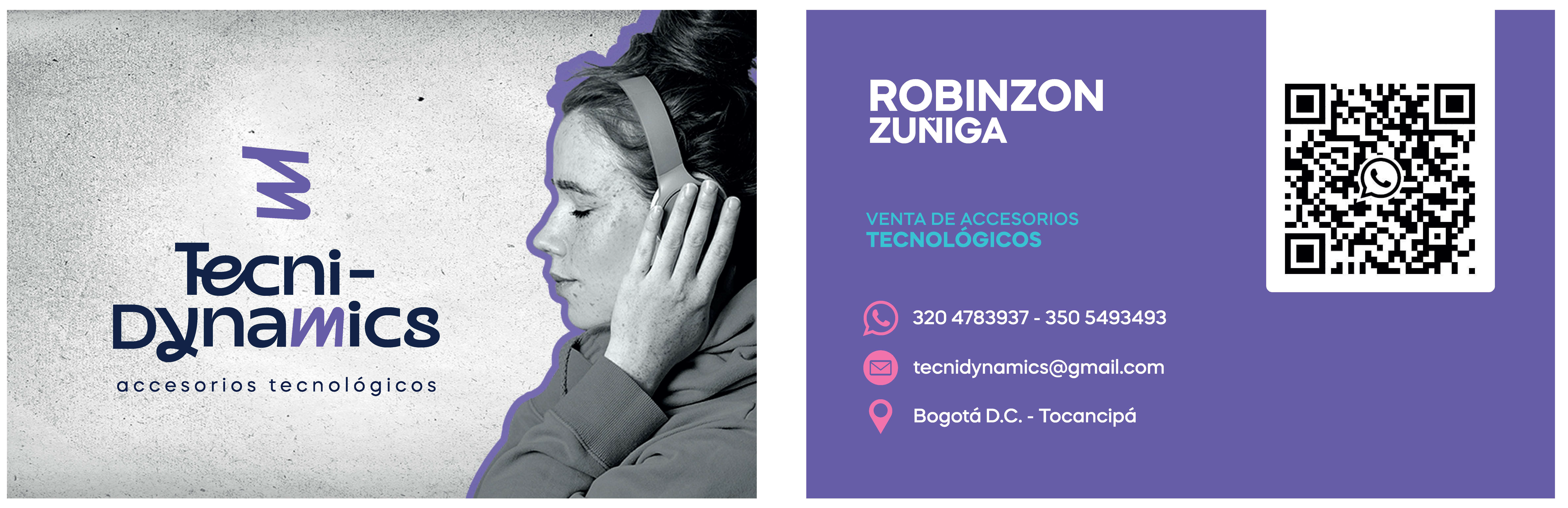 Tarjeta de presentación Tecni-Dynamics